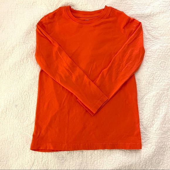 Primary orange long sleeve tshirt 6 - 7